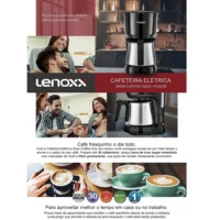 Cafeteira Elétrica Lenoxx Inox – 30 xicaras – PCA035 6